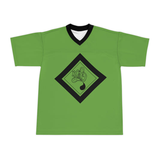 Unisex Football Jersey - Bold Green Statement Tee, Comfortable Sportswear, Ideal for Game Day, Fitness, and Casual Wear