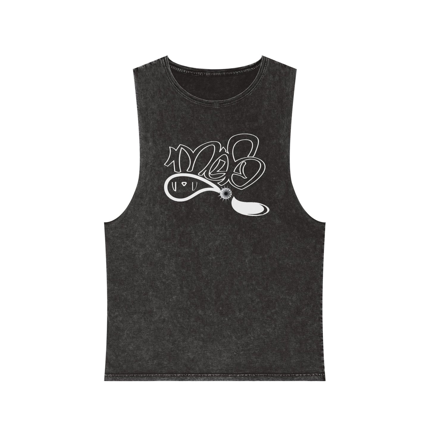 Unisex Stonewash Tank Top - Cool Streetwear Graphic Tee, Casual Summer Wear, Festival Attire, Trendy Gift for Him or Her