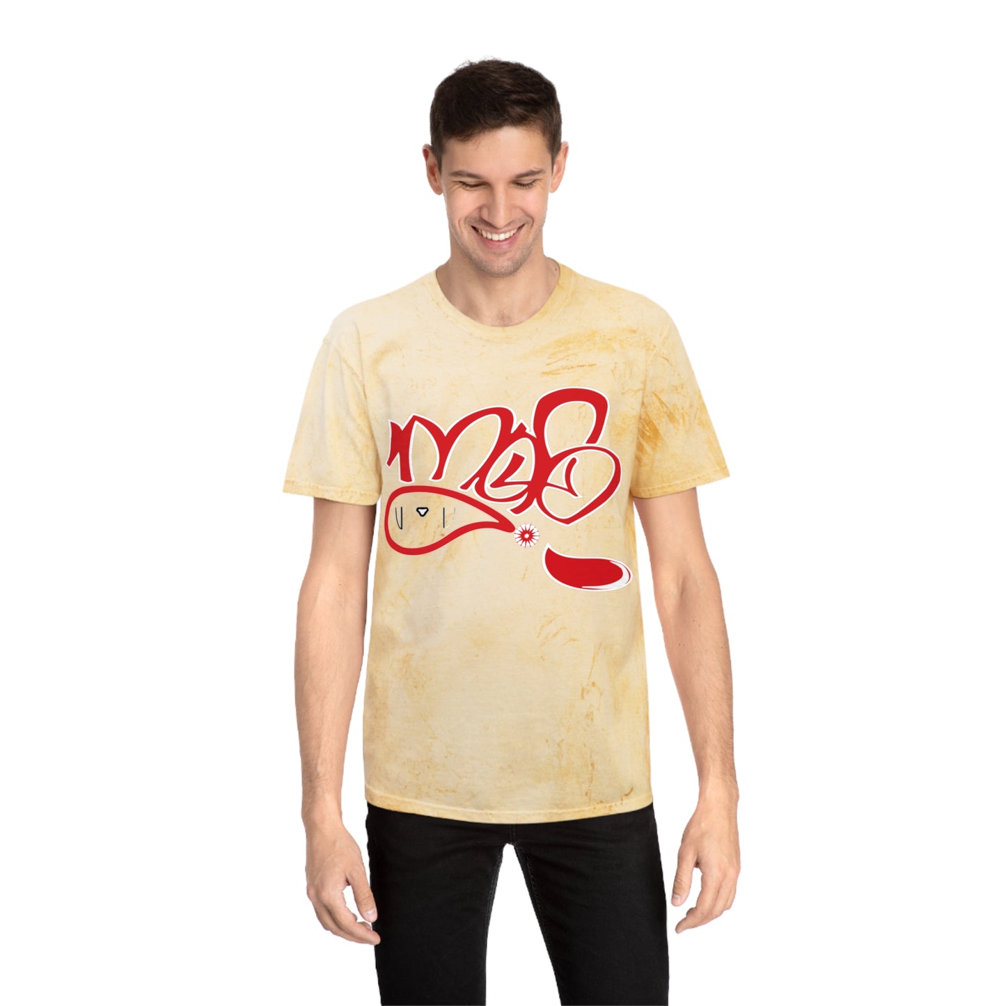 Colorful Graphic Tee, Streetwear Shirt, Artistic Unisex Apparel, Casual Summer Top, Trendy Festival Wear