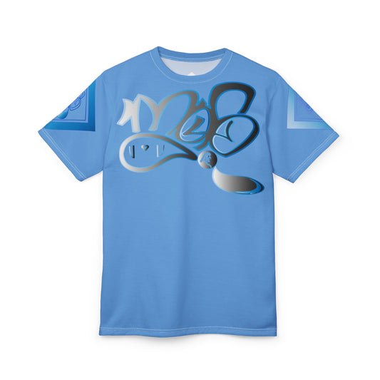 mofo Benjamin Franklin logo diamond combo light blue