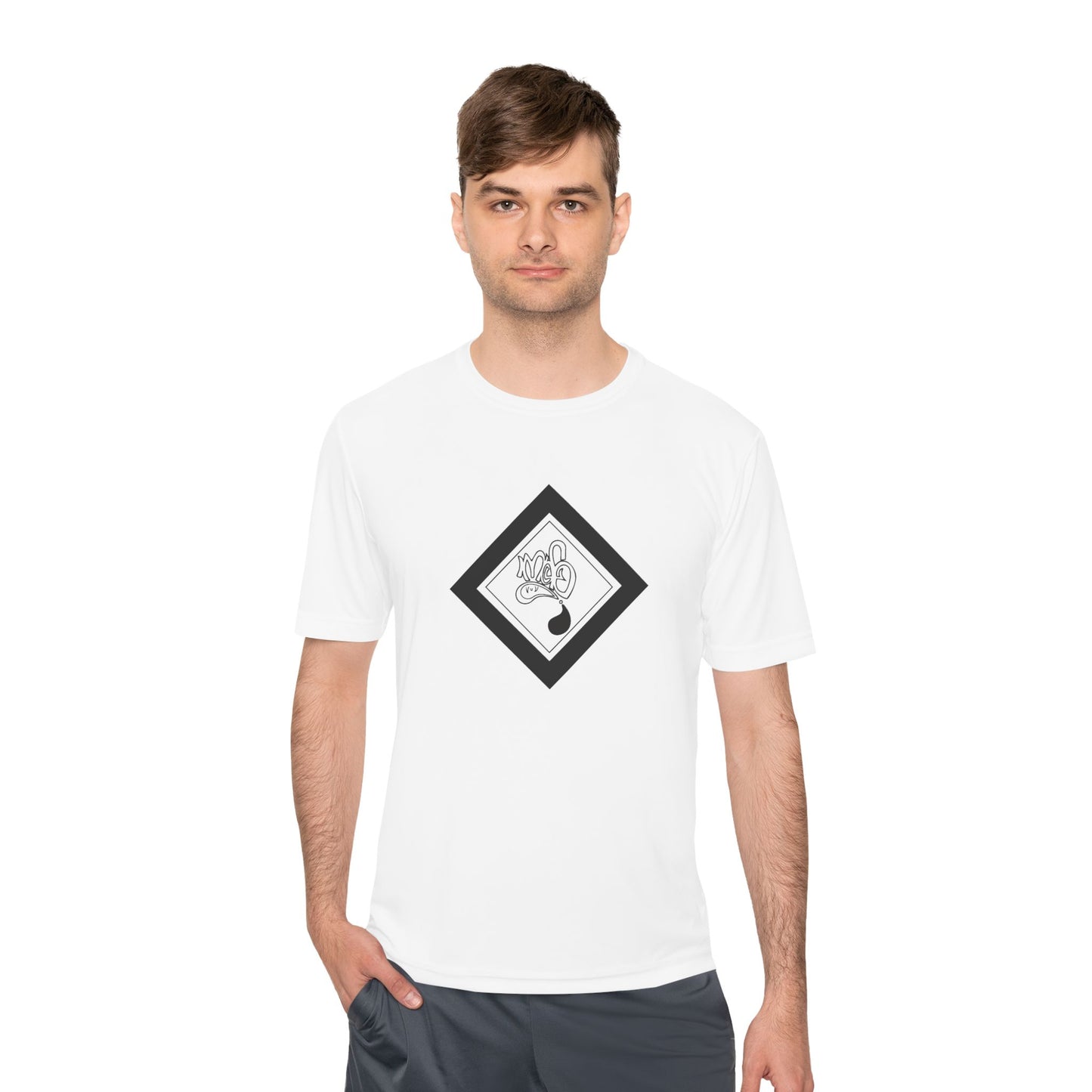 Unisex Moisture Wicking Tee with Unique Graphic, Activewear, Gym Shirt, Fitness Gift, Casual Style, Summer Essential