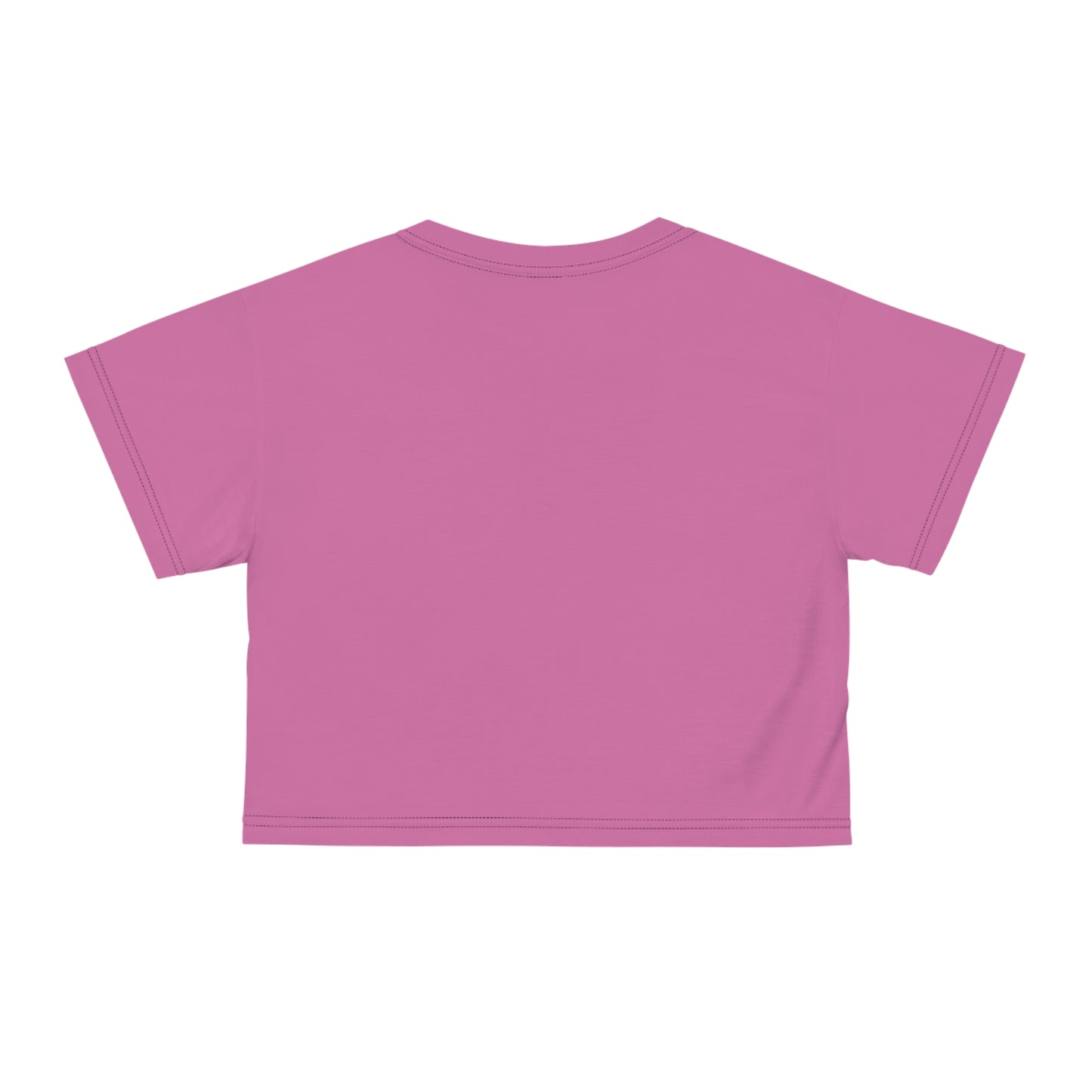 silver mofo logo low crop tee pink