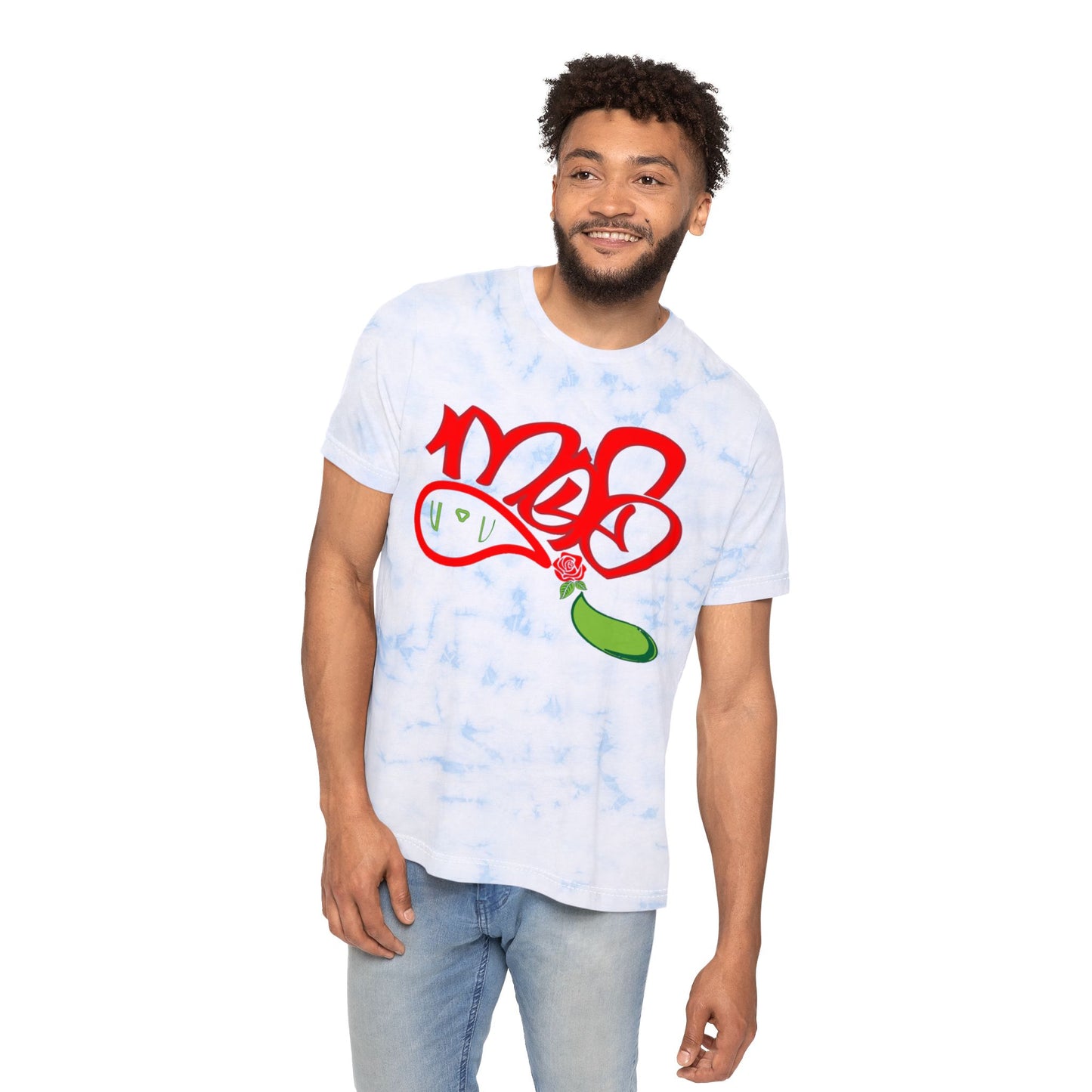 Unisex Tie-Dye FWD Fashion Tee, Trendy Tie-Dyed T-Shirt, Graphic Tee for Casual Wear, Summer Fashion Top, Gift for Art Lovers