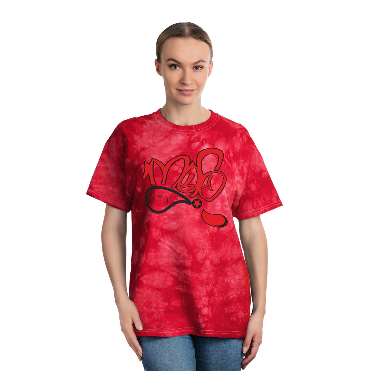 Vibrant Tie-Dye Tee - Crystal Edition | Trendy Summer Shirt, Festival Wear, Gift for Friends, Weekend Vibes, Boho Chic