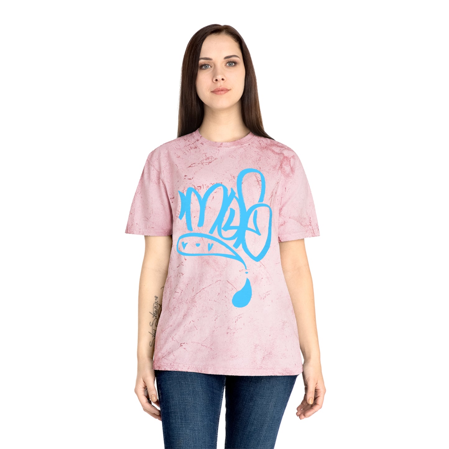Color Blast unisex mofo logo blue