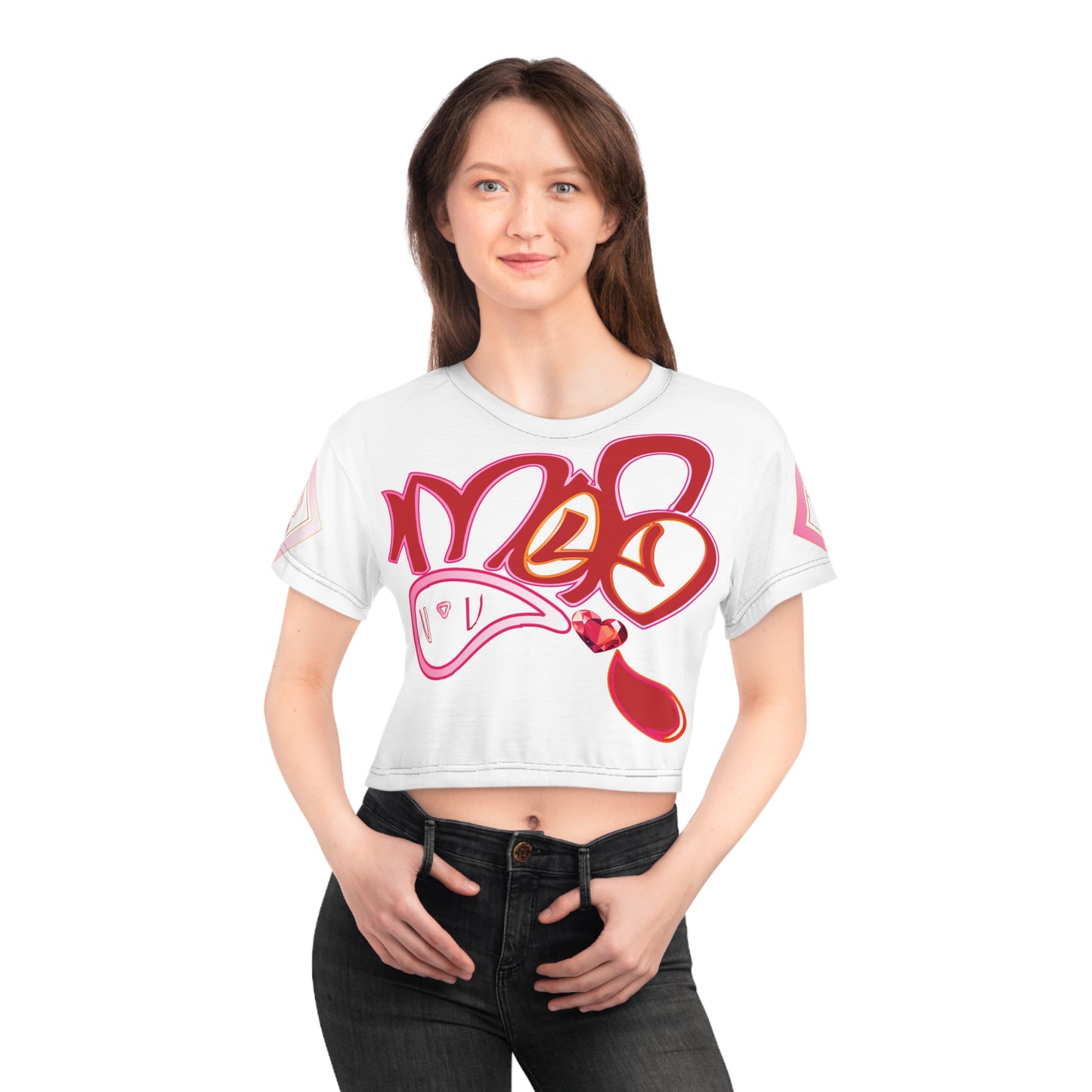 mofo gem heart diamond combo white