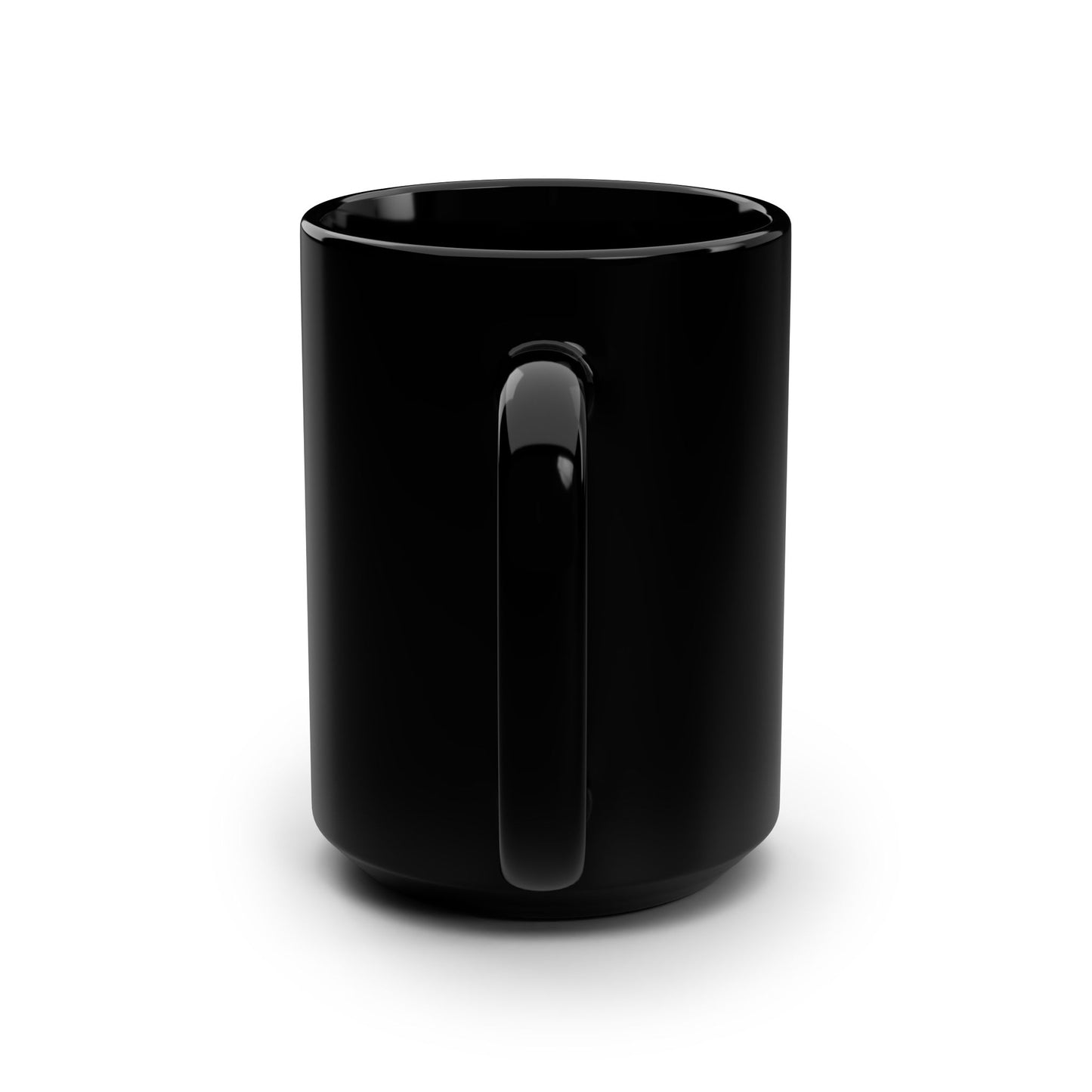 Slopey Vibes Black Mug | 15oz Coffee Cup, Graphical Black Ceramic Mug, Unique Gift Idea, Home Office Decor, Green Design