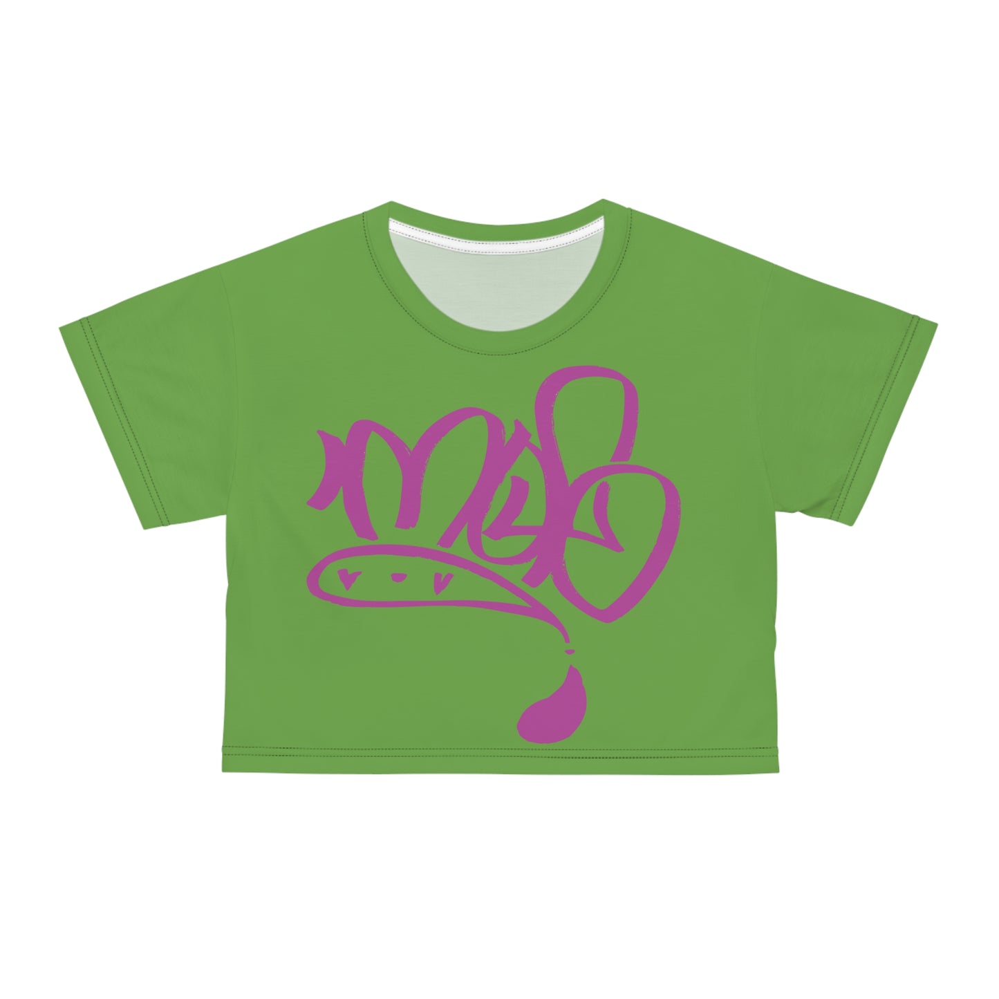 Vibrant Graphic Crop Tee for Trendy Streetwear Enthusiasts