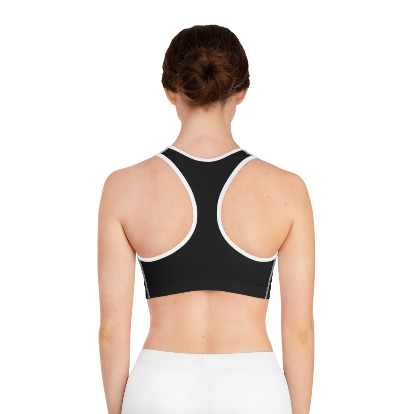 mofo 15star logo sports bra black