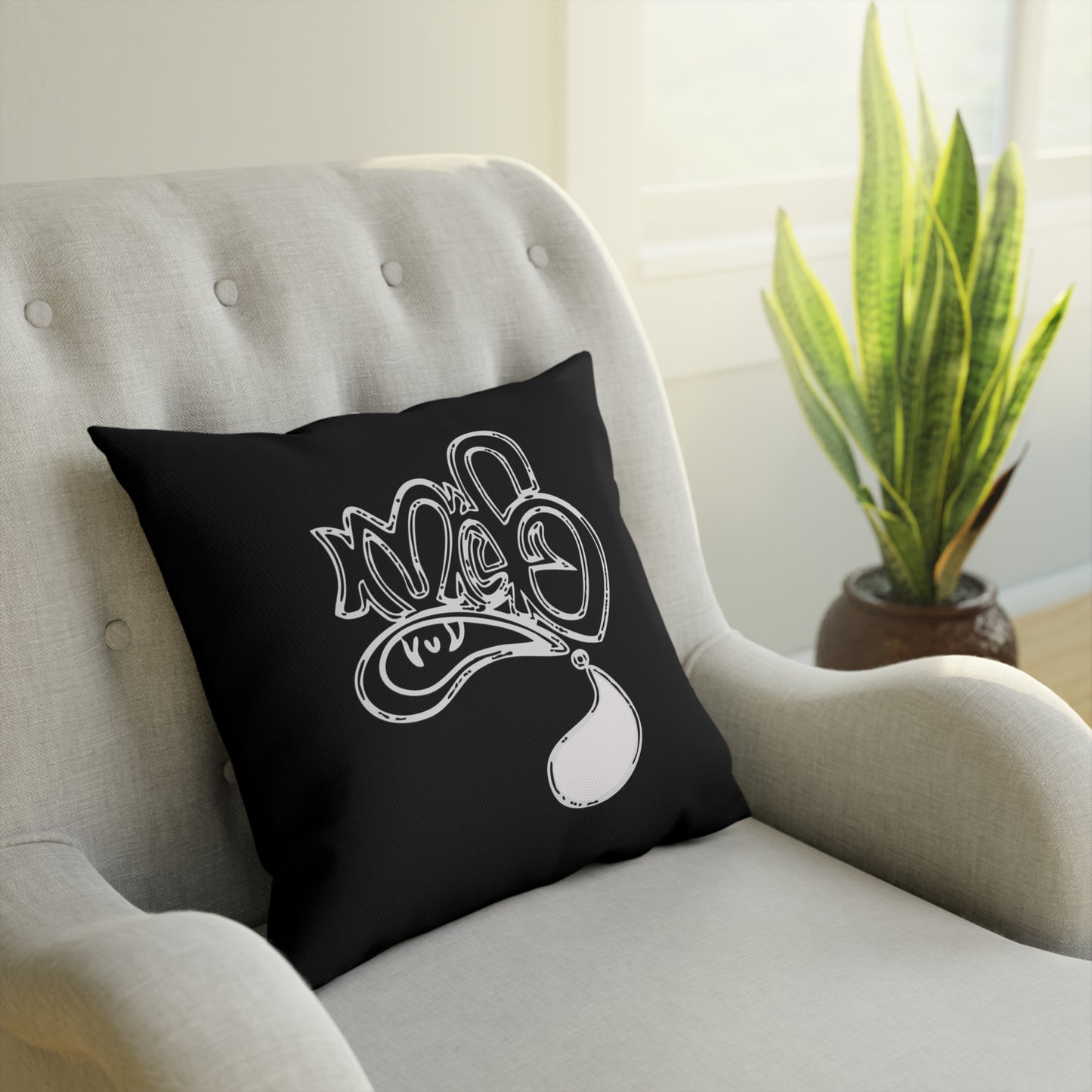 Stylish Graphic Cushion with Unique Design | Perfect for Home Decor, Gift, Living Room, Couch Pillow, Art Statement Piece