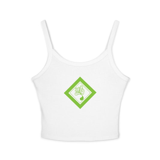 Chic Women's Tank Top, Cute Summer Top, Spaghetti Strap Shirt, Graphic Tank, Trendy Casual Wear, Perfect for Festivals