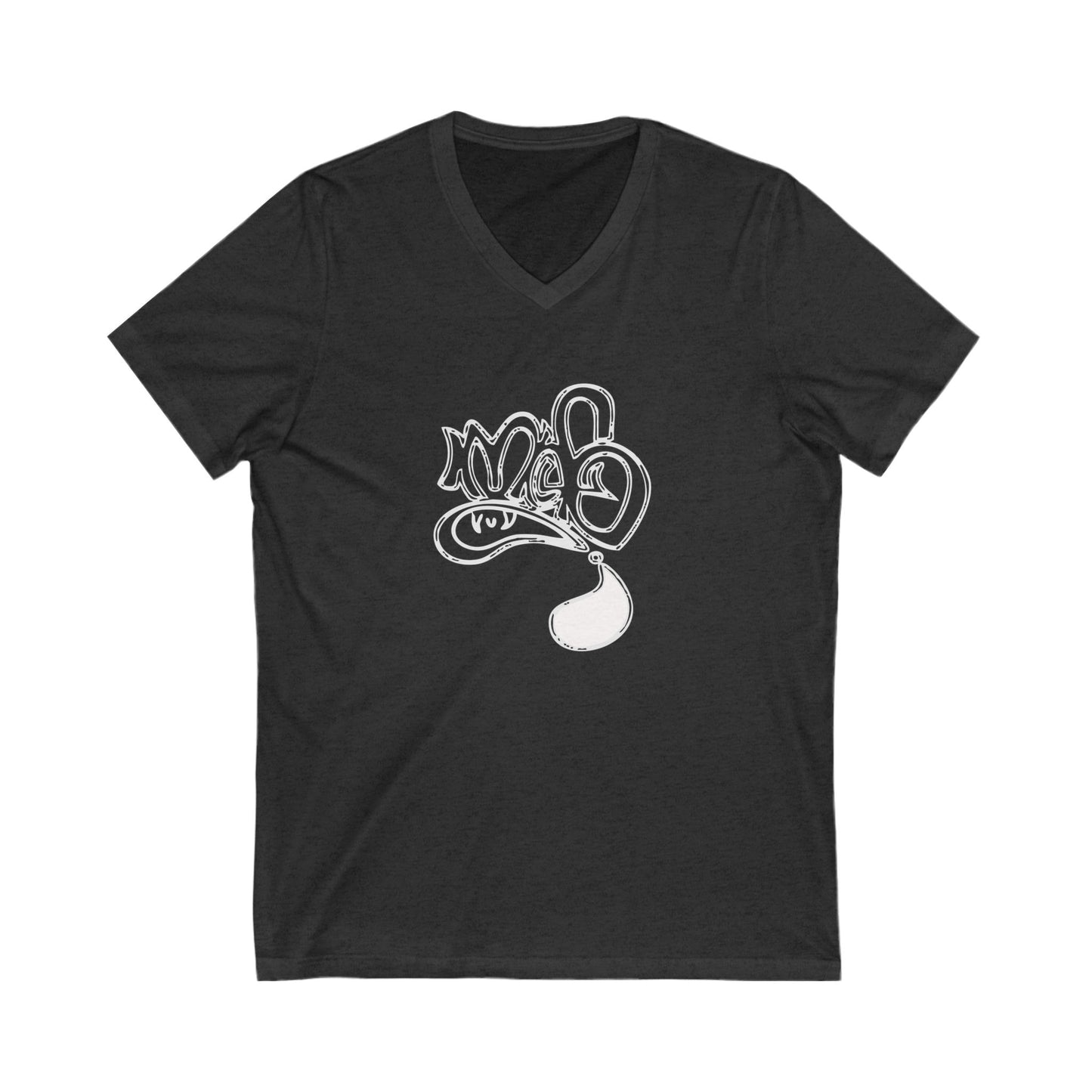 Unisex Jersey V-Neck Tee - Casual Comfort T-Shirt, Everyday Wear, Summer Fashion, Gift Idea, Relaxed Fit Top