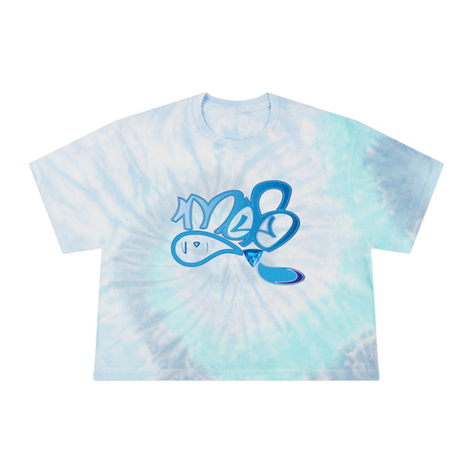 Tie-Dye Crop Tee — mofo water gem logo