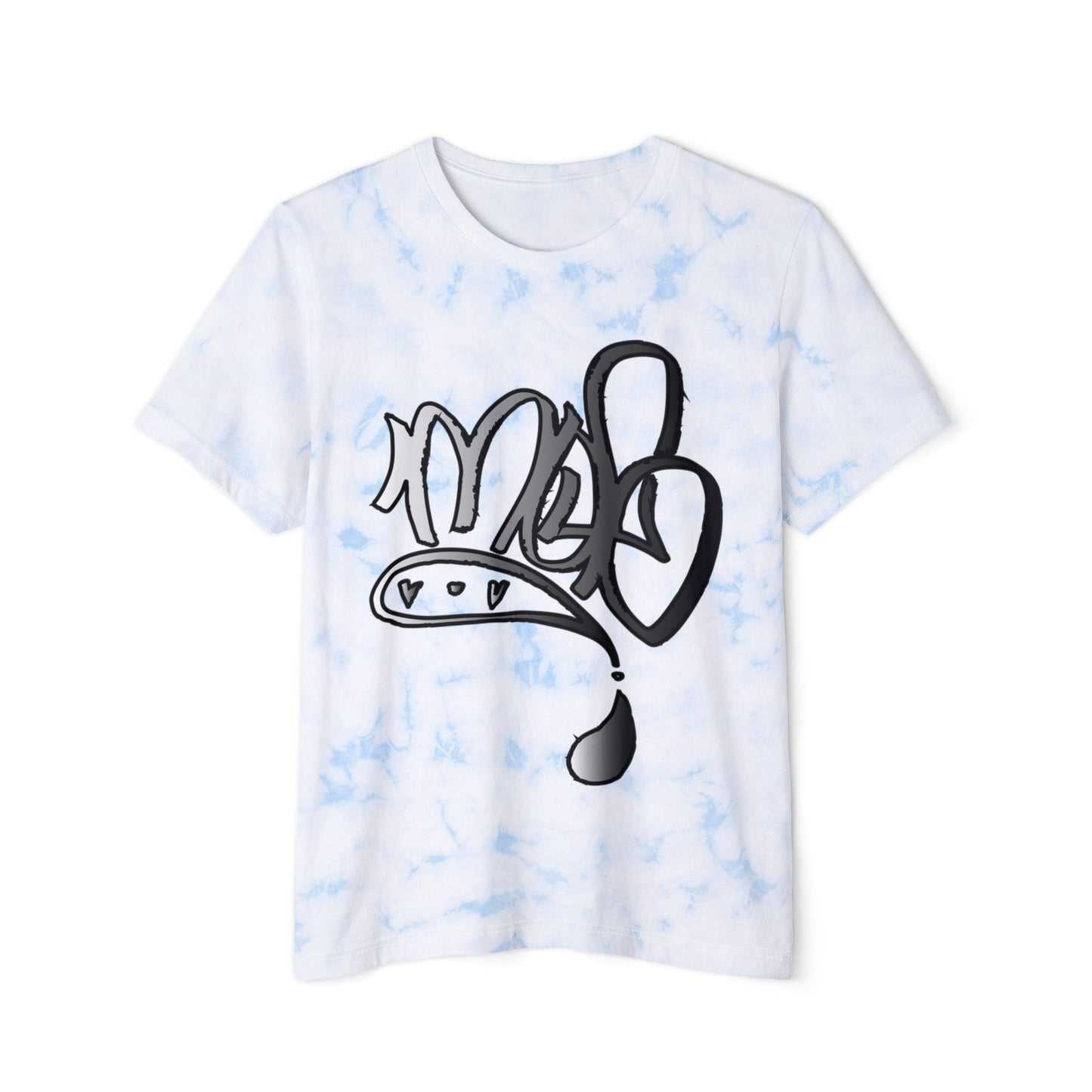 Unisex Tie-Dyed Fashion T-Shirt, Trendy Graphic Tee, Summer Style Top, Casual Streetwear, Gift for Teens, Festival Attire