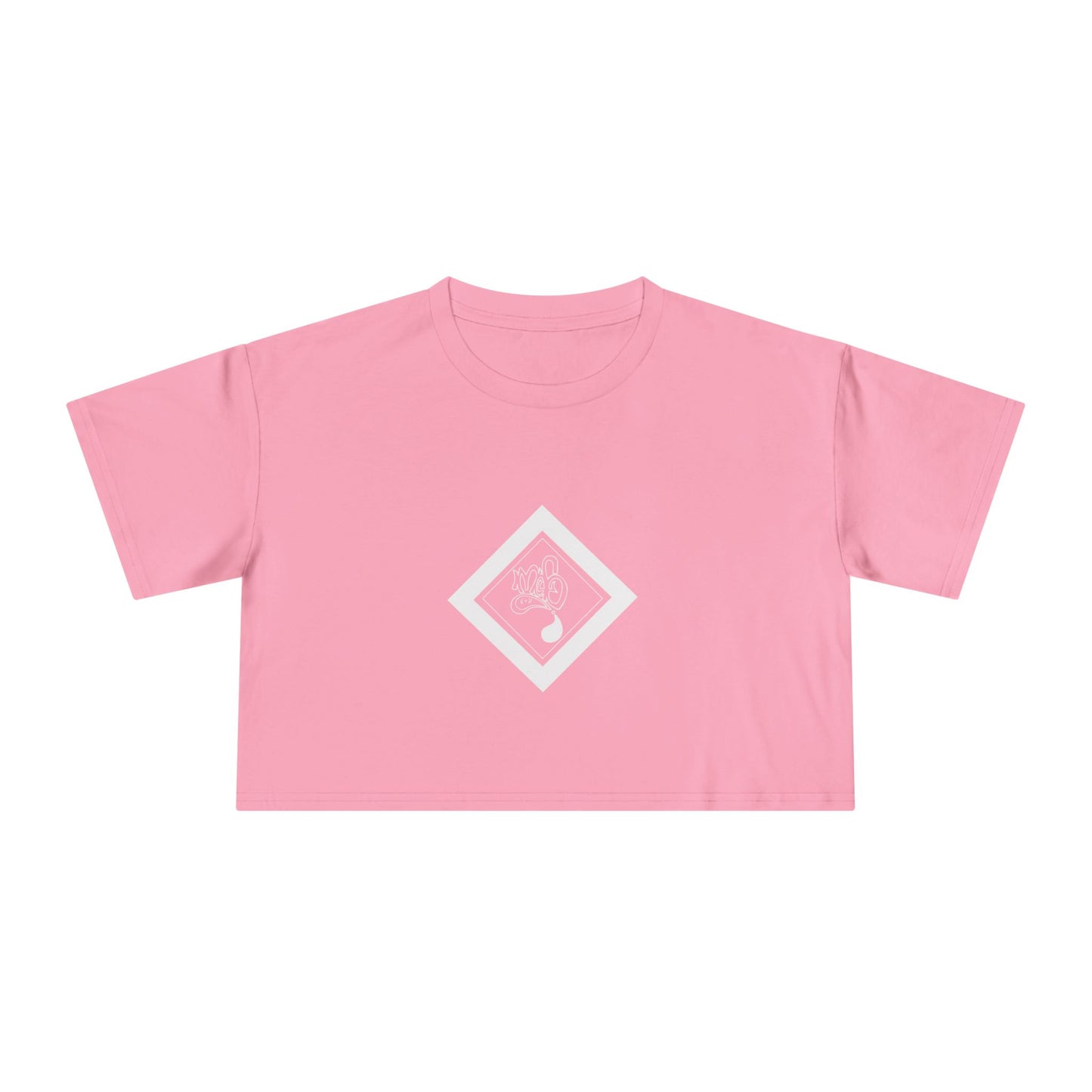Vibrant Women's Crop Tee, Casual Summer Top, Streetwear, Festival Clothing, Gift for Her