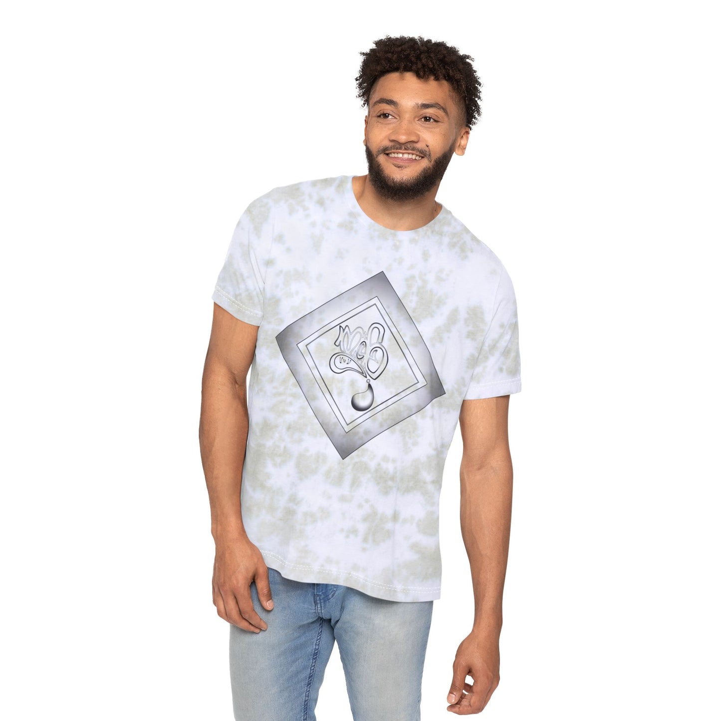 Unisex Tie-Dye T-Shirt with Trendy Design, Summer Fashion, Casual Wear, Gift for Friends, Eco-Friendly Tee