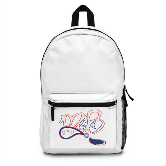 Artistic Floral Backpack, Trendy Book Bag, Unique School Bag, Casual Travel Pack, Stylish Gift for Students