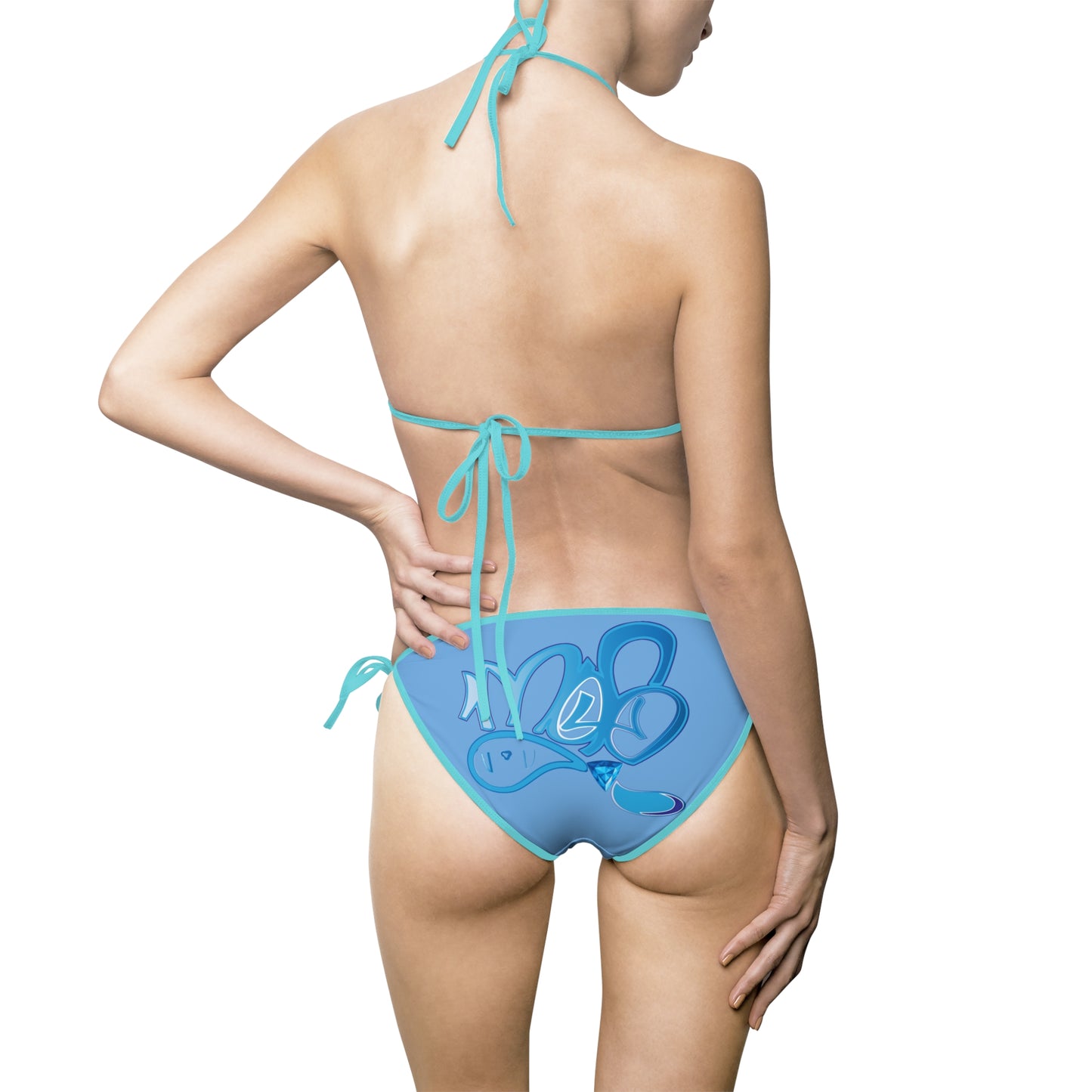 mofo water gem logo diamond combo bikini