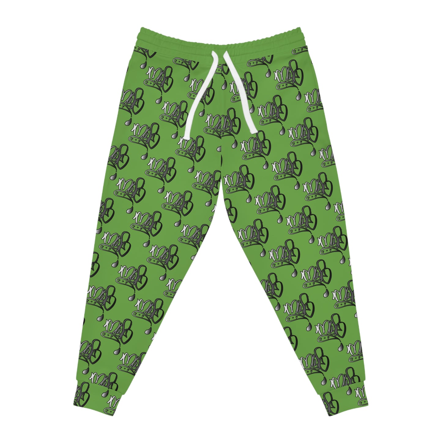 Aop mofo logo joggers silver light green