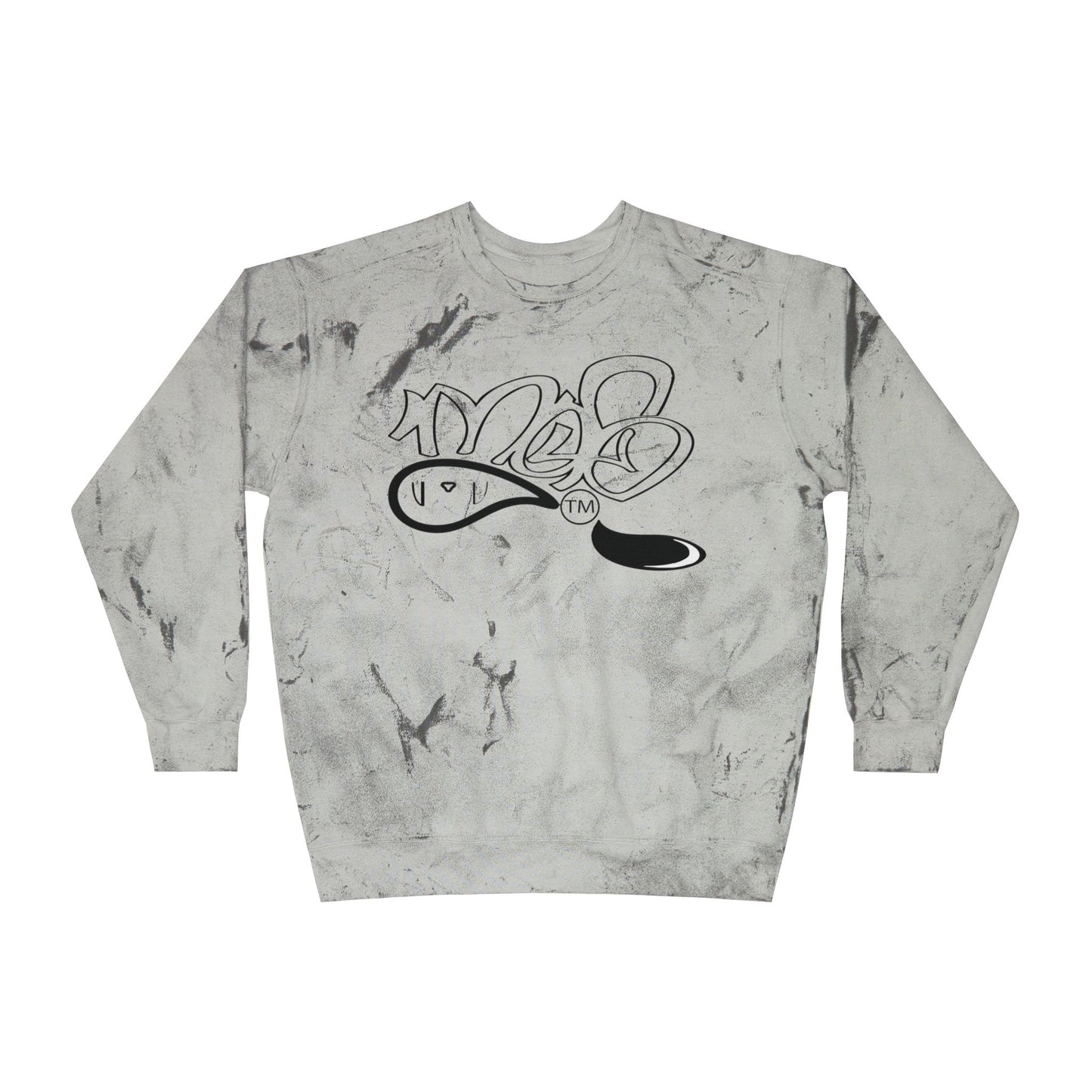 Unisex Color Blast Crewneck Sweatshirt, Trendy Oversized Sweatshirt, Gift for Him, Casual Wear, Streetwear, Fall Fashion