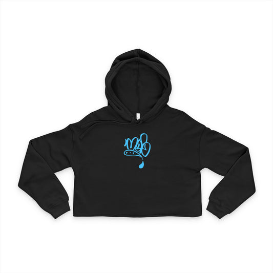 Trendy Women's Cropped Hoodie, Casual Streetwear, Stylish Gift for Her, Everyday Comfort, Cool Vibes, Perfect for Layering
