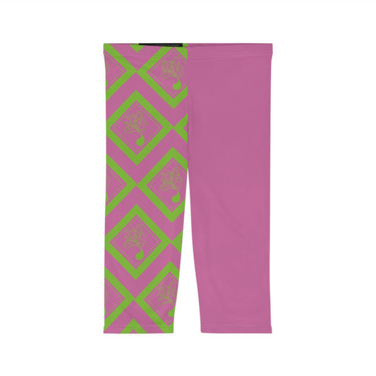 Chic Women’s Capri Leggings, Stylish Activewear, Comfortable Yoga Pants, Trendy Casual Wear, Perfect for Exercise or Lounging