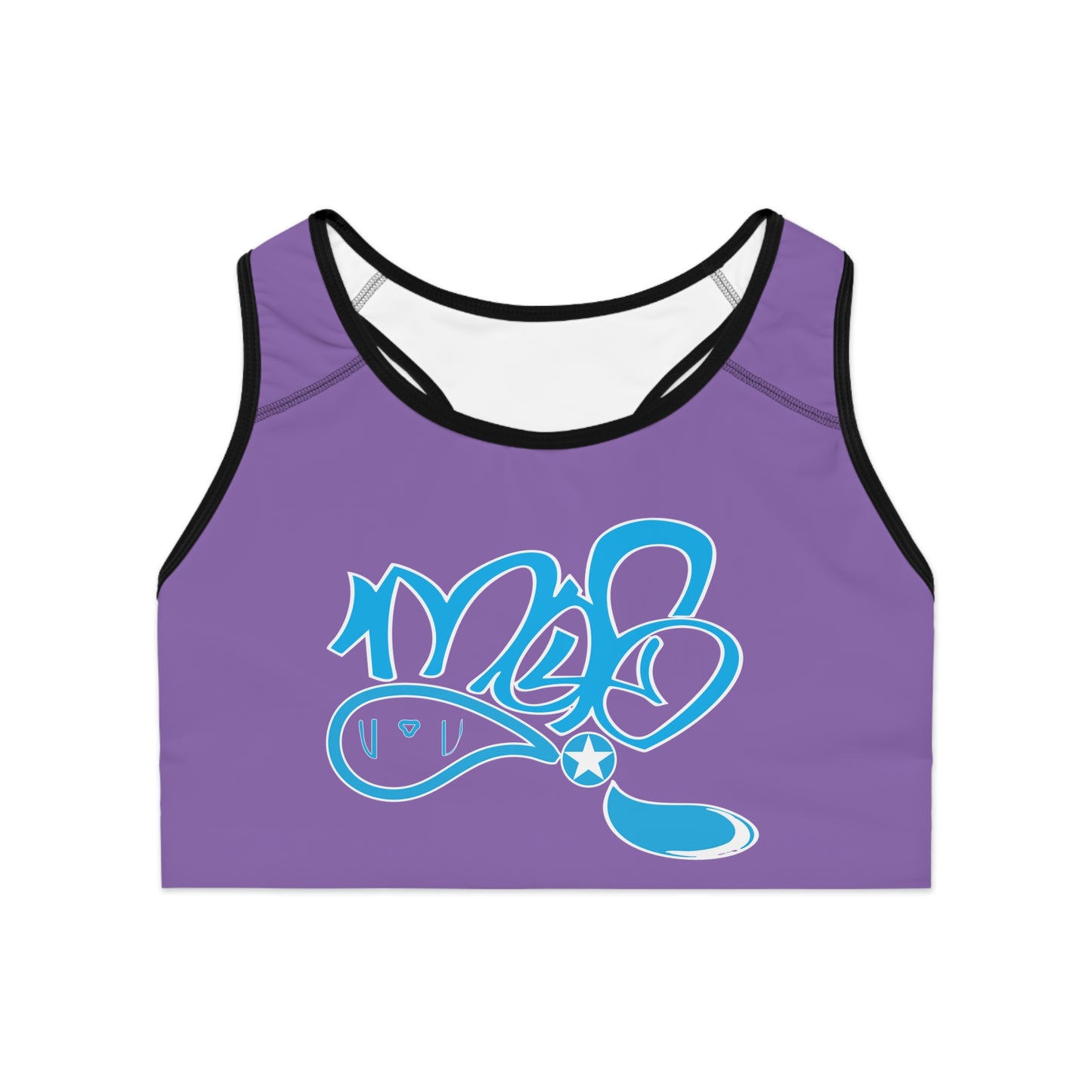Stylish Purple Sports Bra for Active Lifestyle, Comfortable Workout Gear, Perfect for Yoga, Gym, Gifts for Fitness Enthusiasts