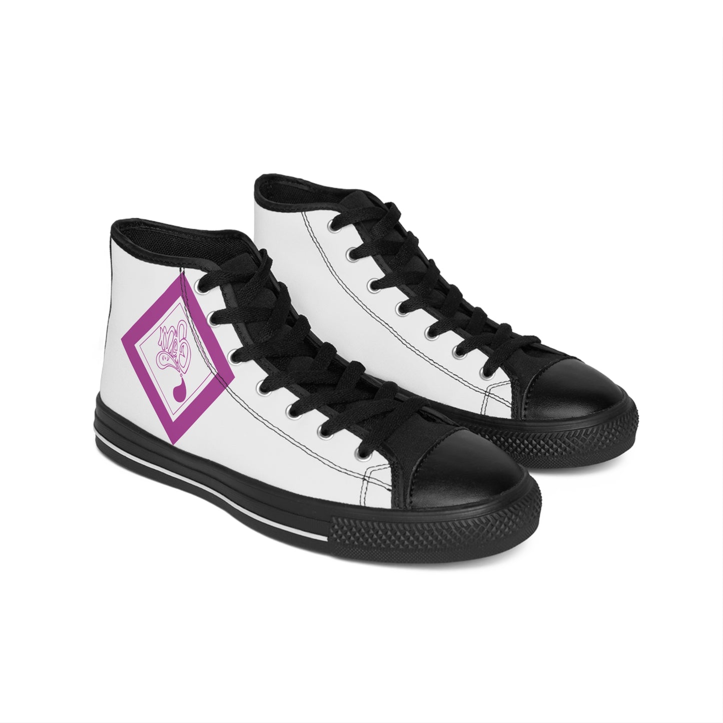 Stylish High-Top Sneakers for Women, Trendy Footwear, Casual Shoes, Unique Design Sneakers, Gift for Her, Everyday Style