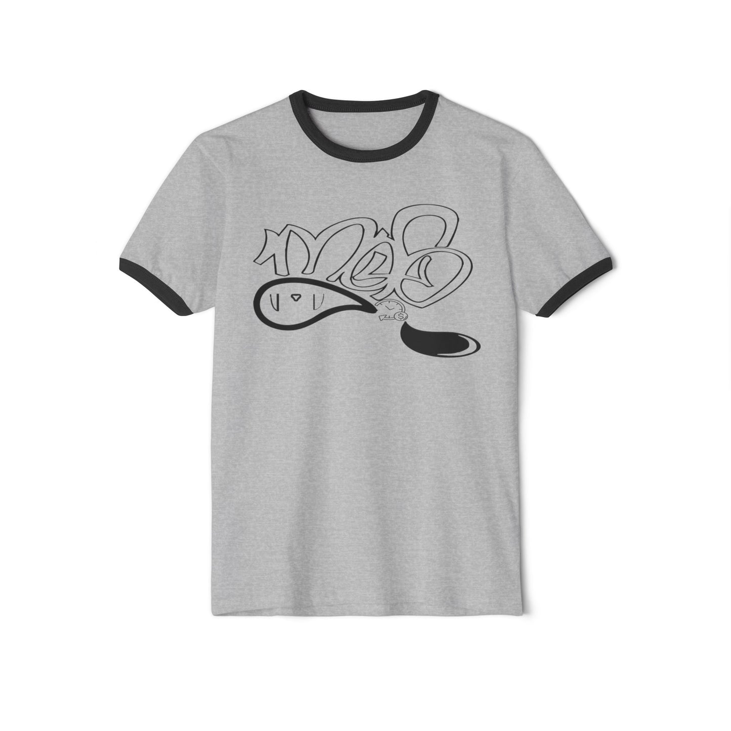 Retro  Ringer T-Shirt- mofo chronicle logo