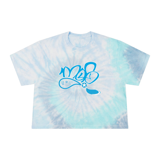 Stylish Women's Tie-Dye Crop Tee, Bohemian Summer Shirt, Vintage Graphic Crop Top, Festival Wear, Casual Beach Top