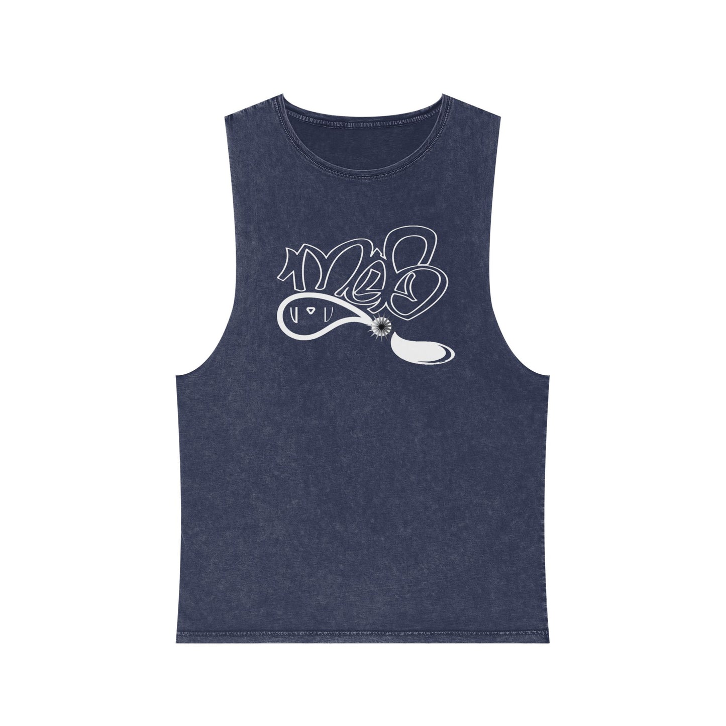 Unisex Stonewash Tank Top - Cool Streetwear Graphic Tee, Casual Summer Wear, Festival Attire, Trendy Gift for Him or Her