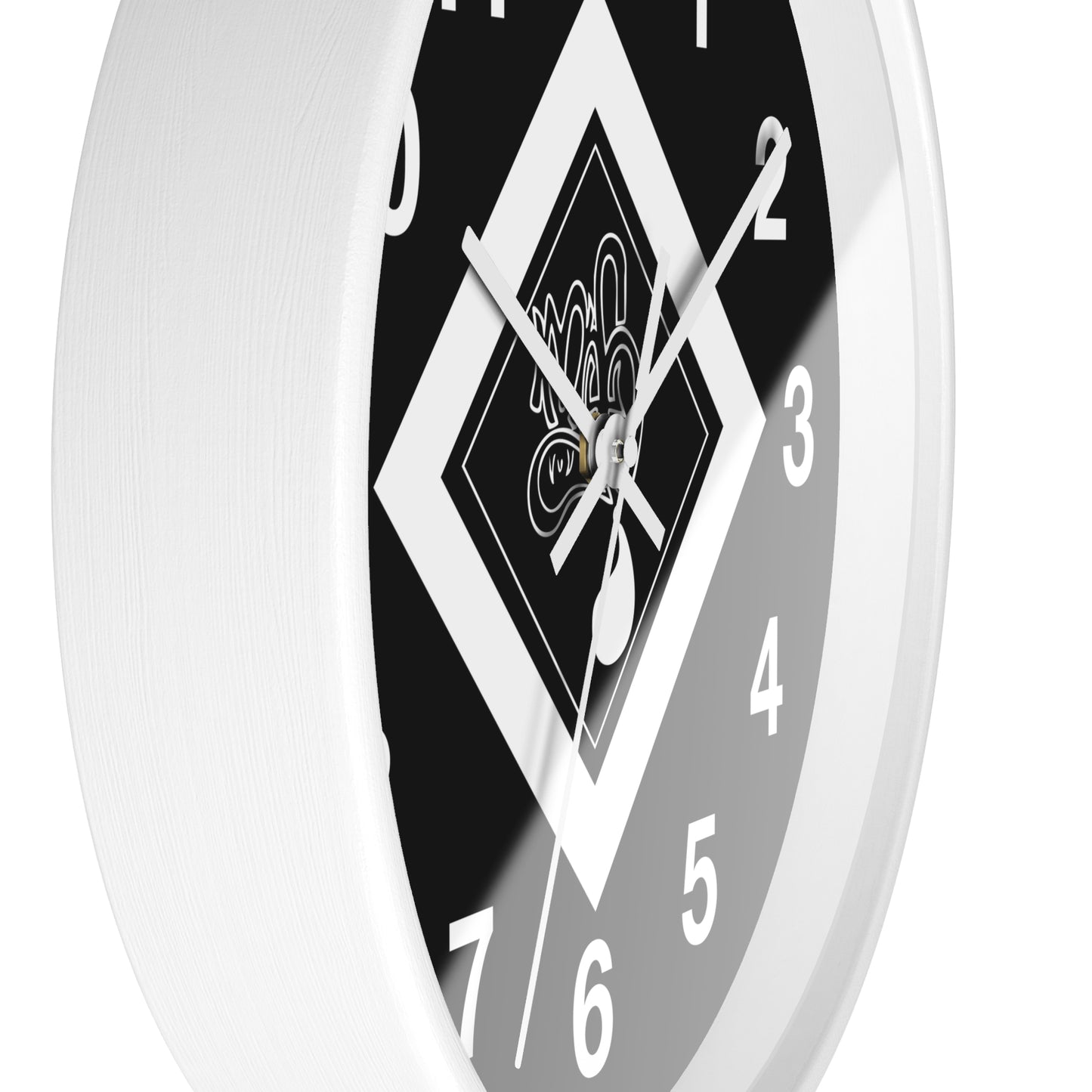 clock white diamond Mofo logo