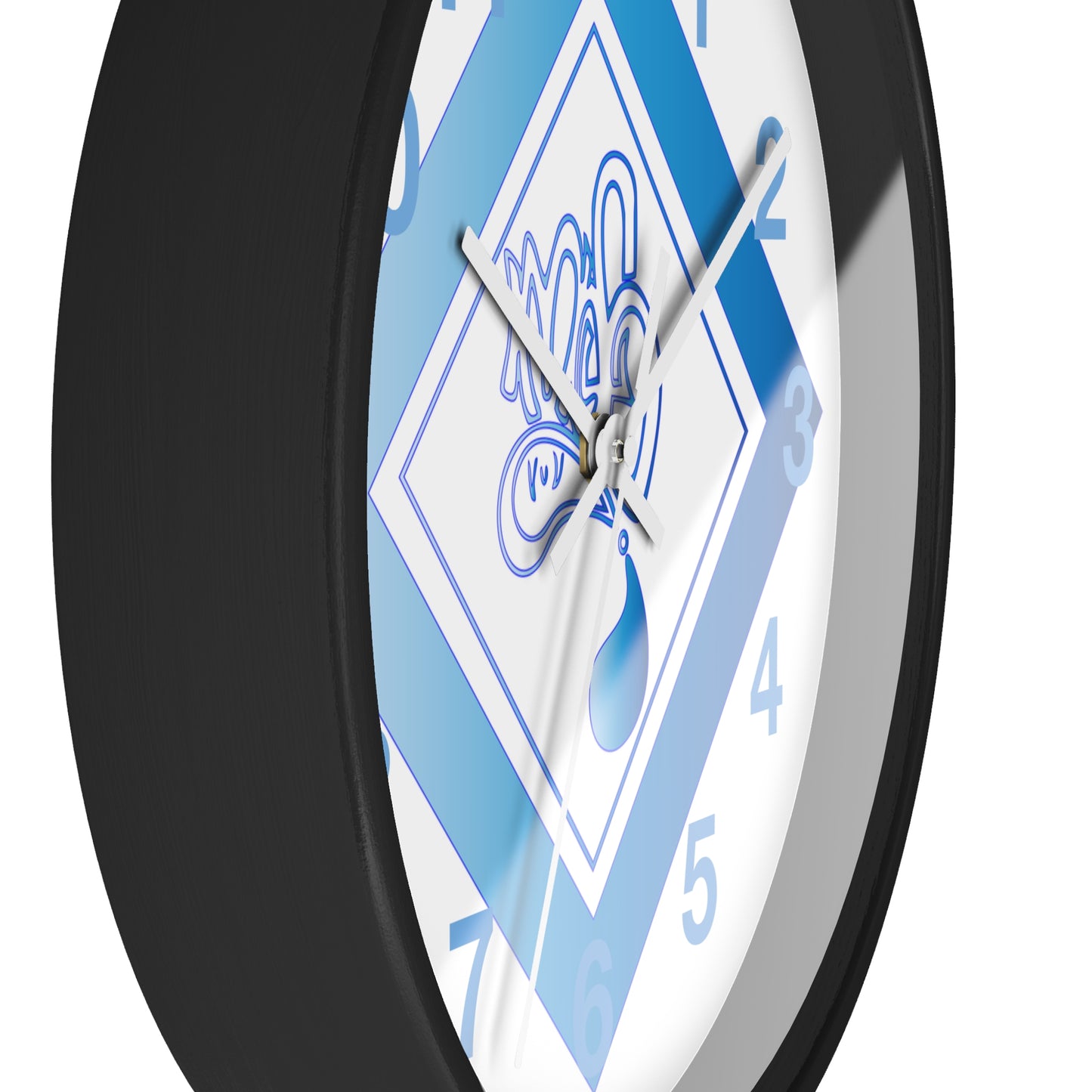 Modern Blue Design Wall Clock - Unique Timepiece for Home Décor