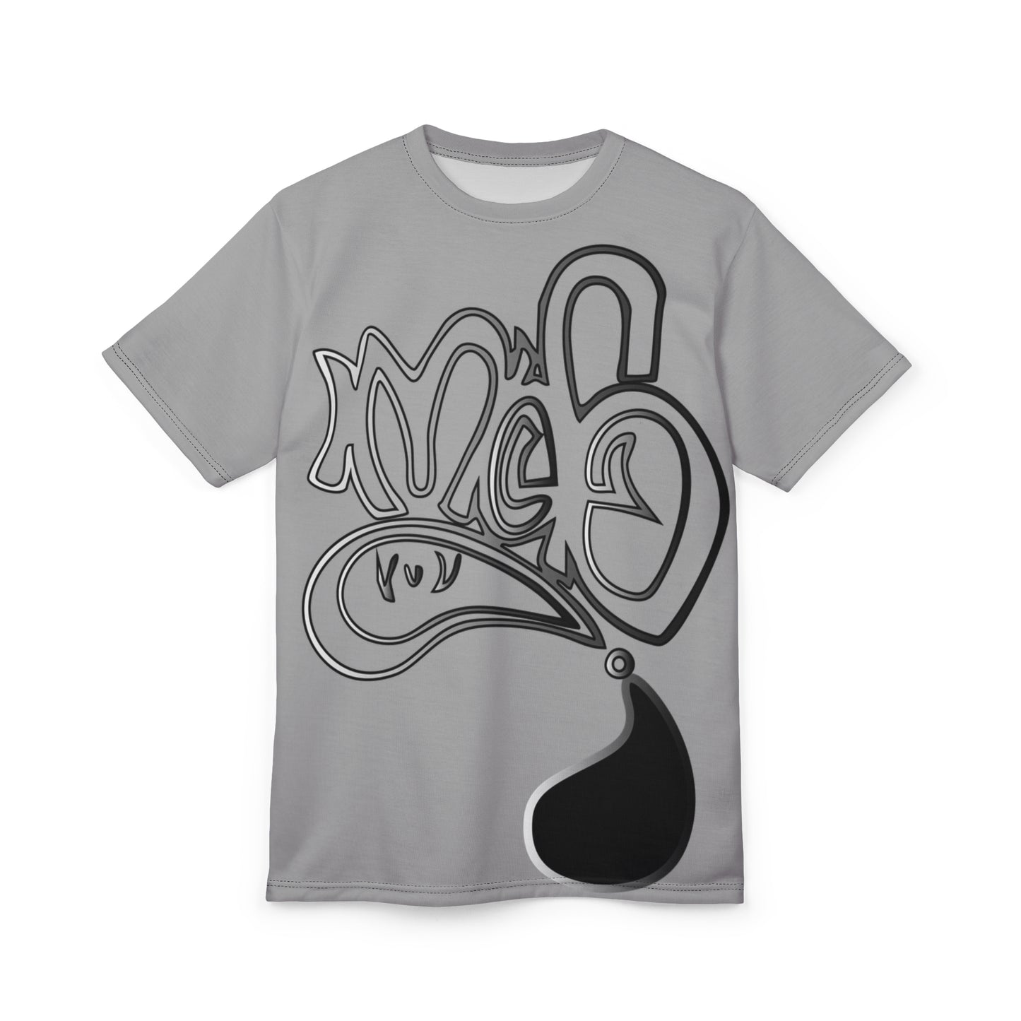 Mofo logo aop front smoke light grey