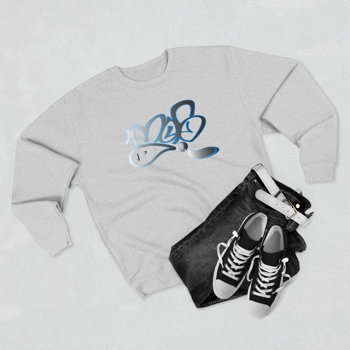 Chic Abstract Unisex Crewneck Sweatshirt