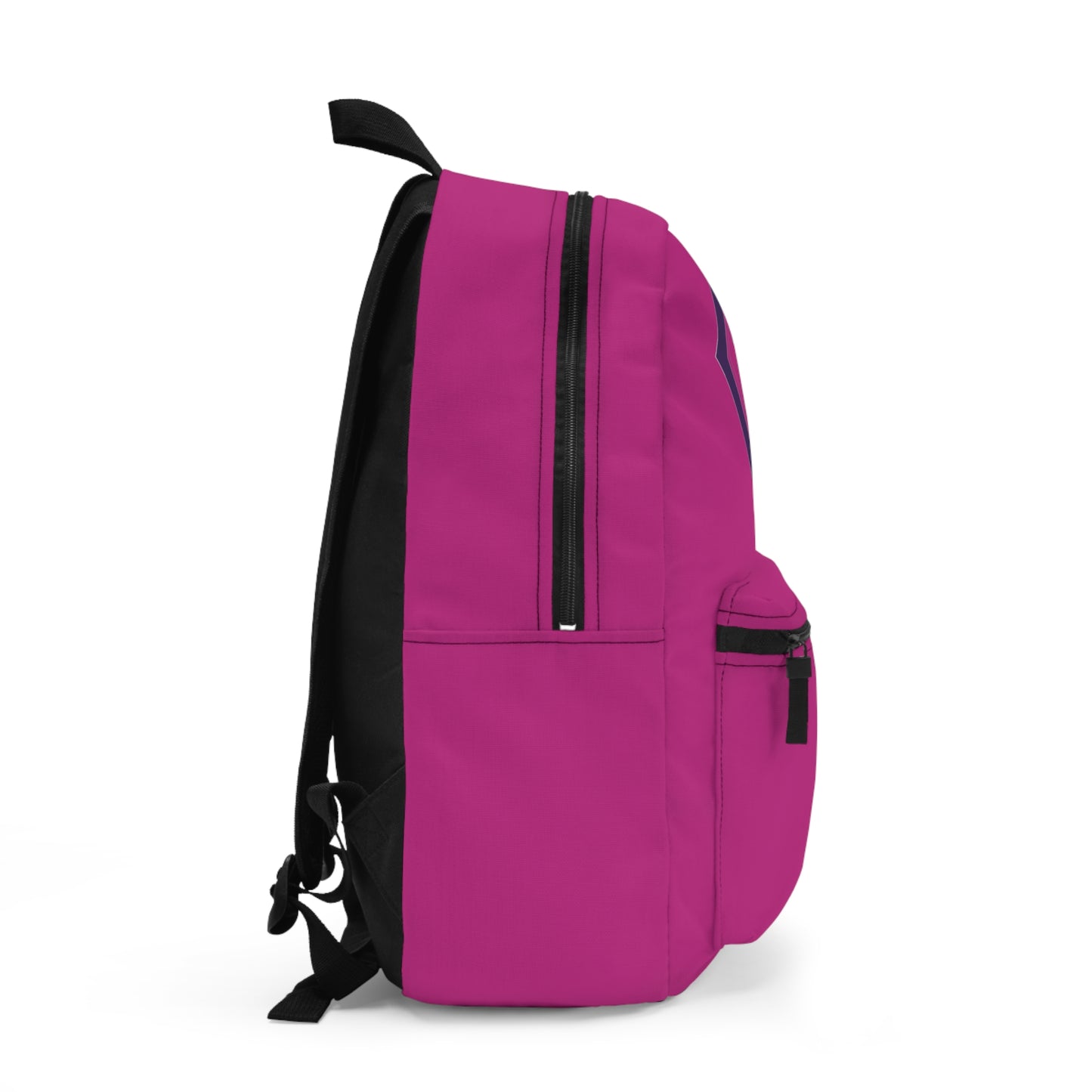 Vibrant Pink Backpack for School, Travel, Gifts, Sport, Fun Design with Logo