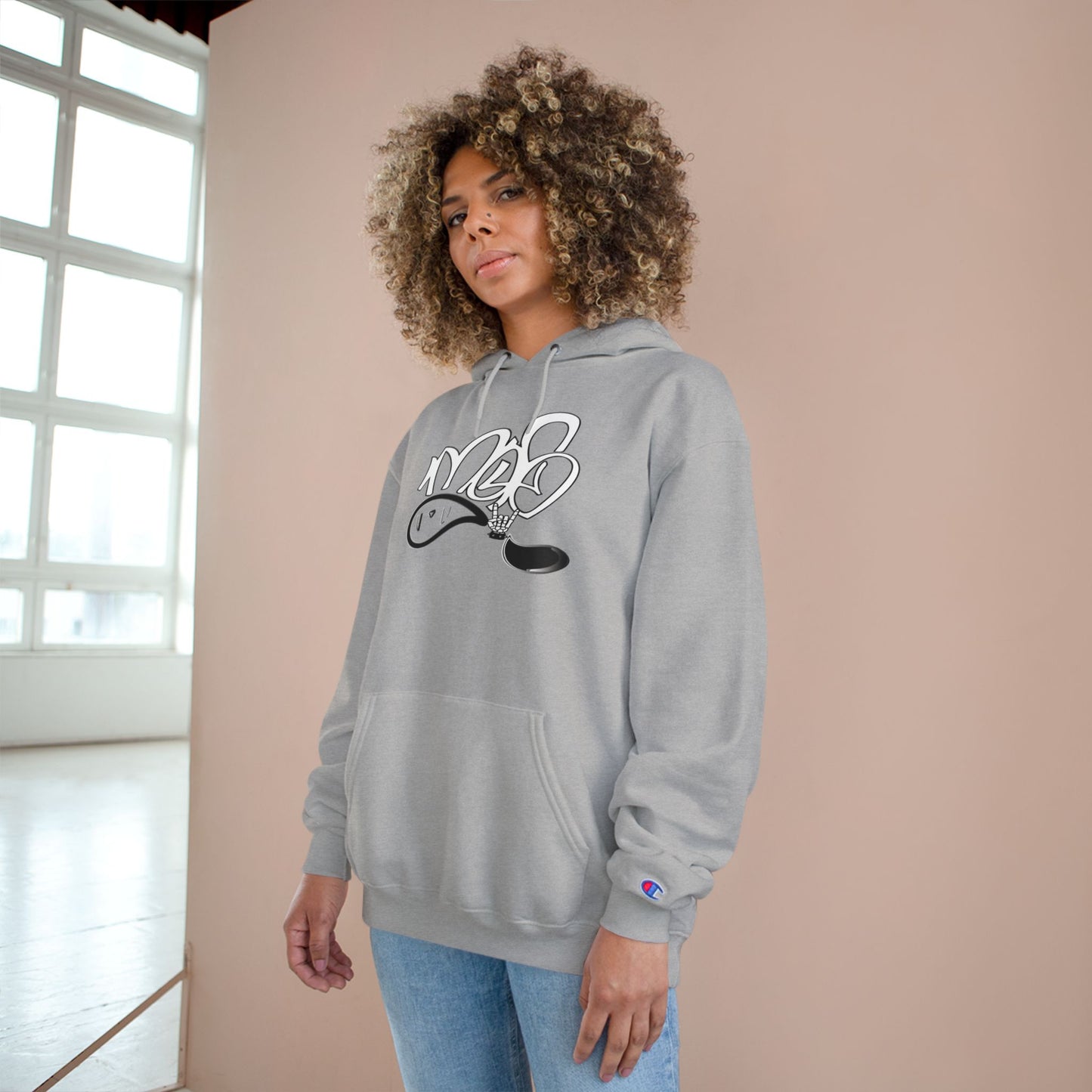 Street Style Champion Hoodie, Cool Graphic Sweatshirt, Trendy Pullover for Casual Outfits, Perfect Gift for Every Occasion