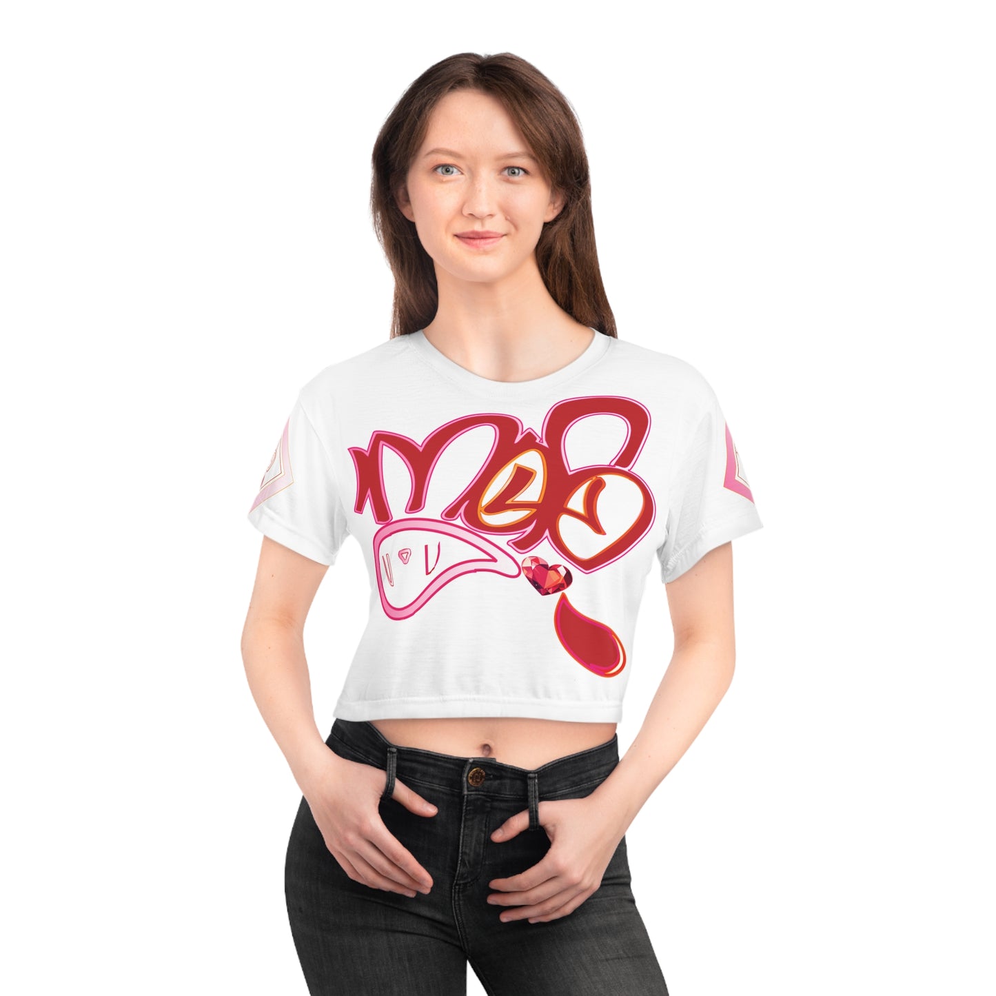 mofo gem heart diamond combo white