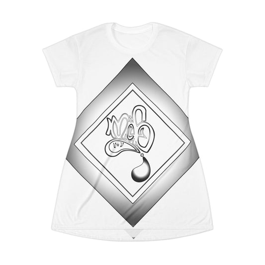 Chic Graphic T-Shirt Dress