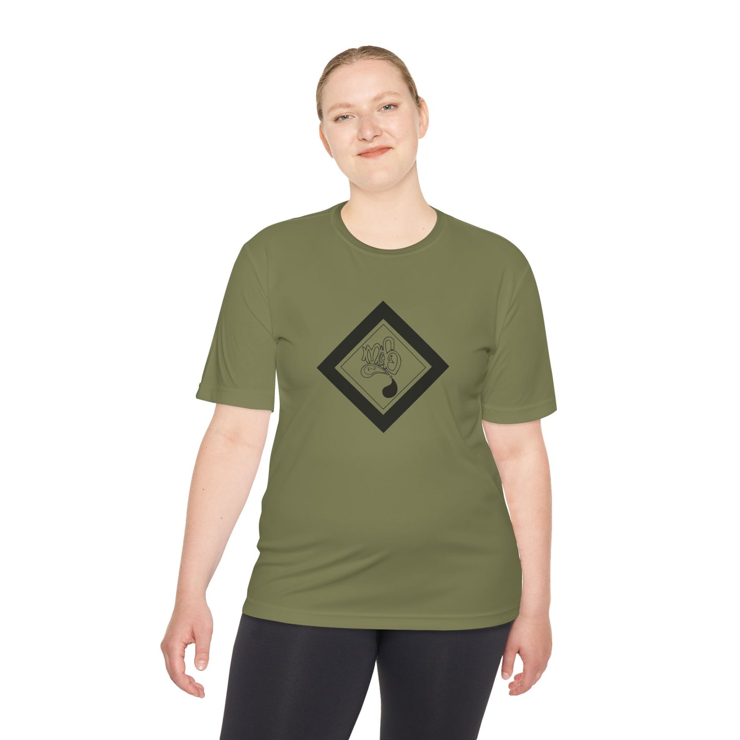 Unisex Moisture Wicking Tee with Unique Graphic, Activewear, Gym Shirt, Fitness Gift, Casual Style, Summer Essential