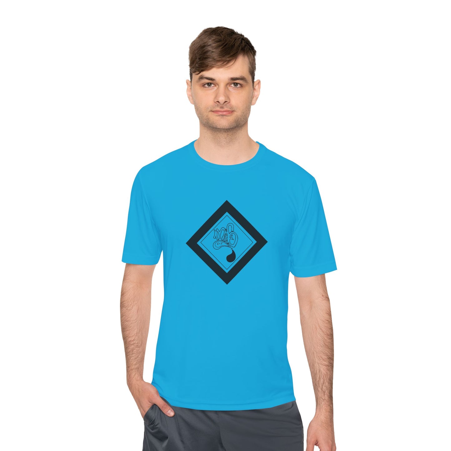 Unisex Moisture Wicking Tee with Unique Graphic, Activewear, Gym Shirt, Fitness Gift, Casual Style, Summer Essential
