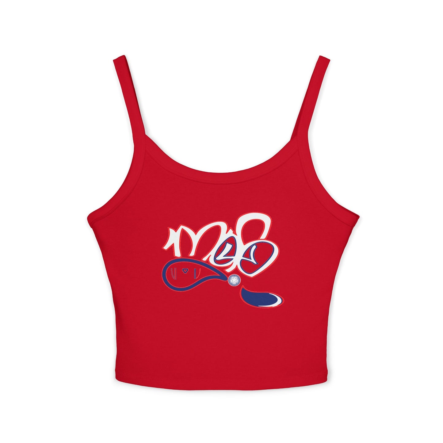 Playful Graphic Tank Top for Women, Casual Summer Wear, Stylish Crop Top, Beach Vacation Essential, Gift for Friends