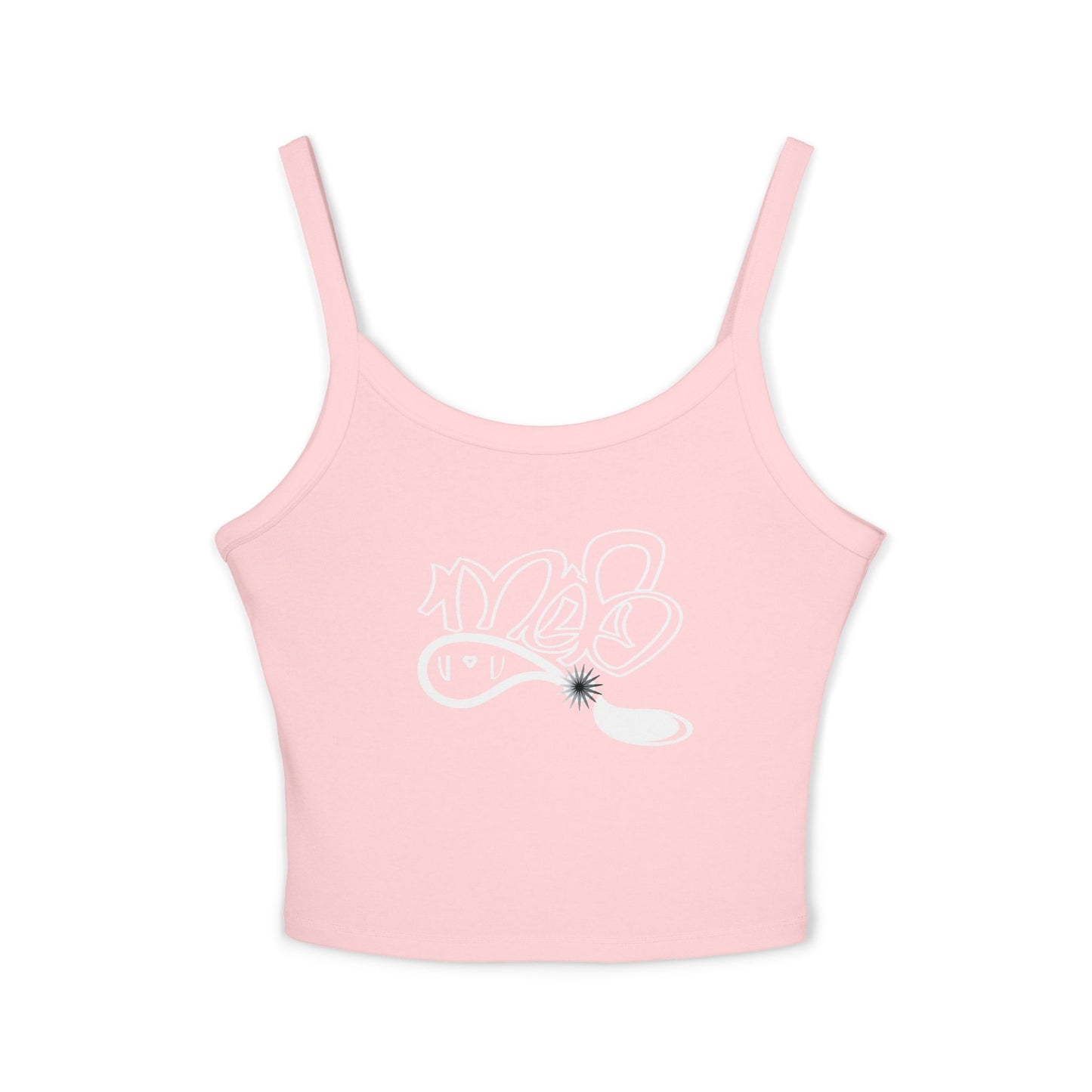 Trendy Spaghetti Strap Tank Top, Summer Top, Casual Outfit, Birthday Gift, Fashionable Crop Top, Beach Wear