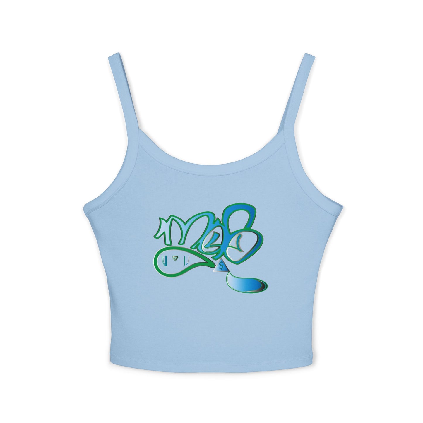 Stylish Women's Spaghetti Strap Tank Top, Casual Summer Tee, Beachwear, Everyday Wear, Workout Gear, Graphic Top