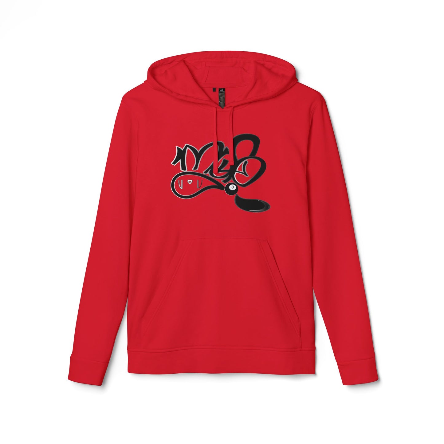 Unisex Fleece Hoodie with Bold Graphic Design