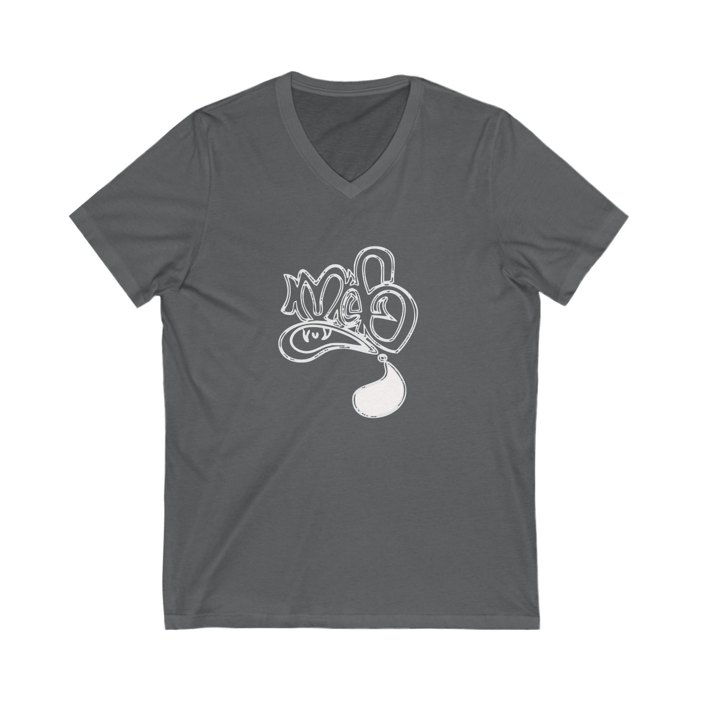 Unisex Jersey V-Neck Tee - Casual Comfort T-Shirt, Everyday Wear, Summer Fashion, Gift Idea, Relaxed Fit Top
