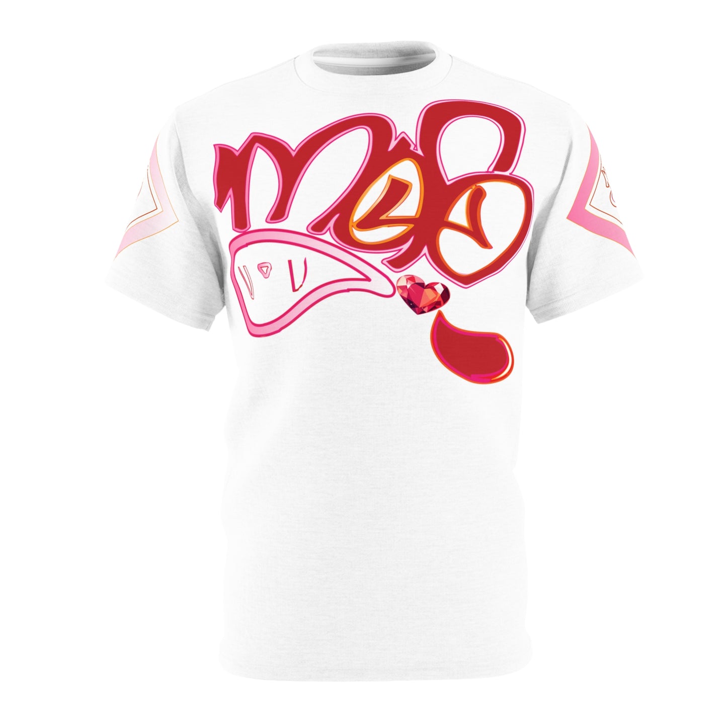 mofo gem heart diamond combo white