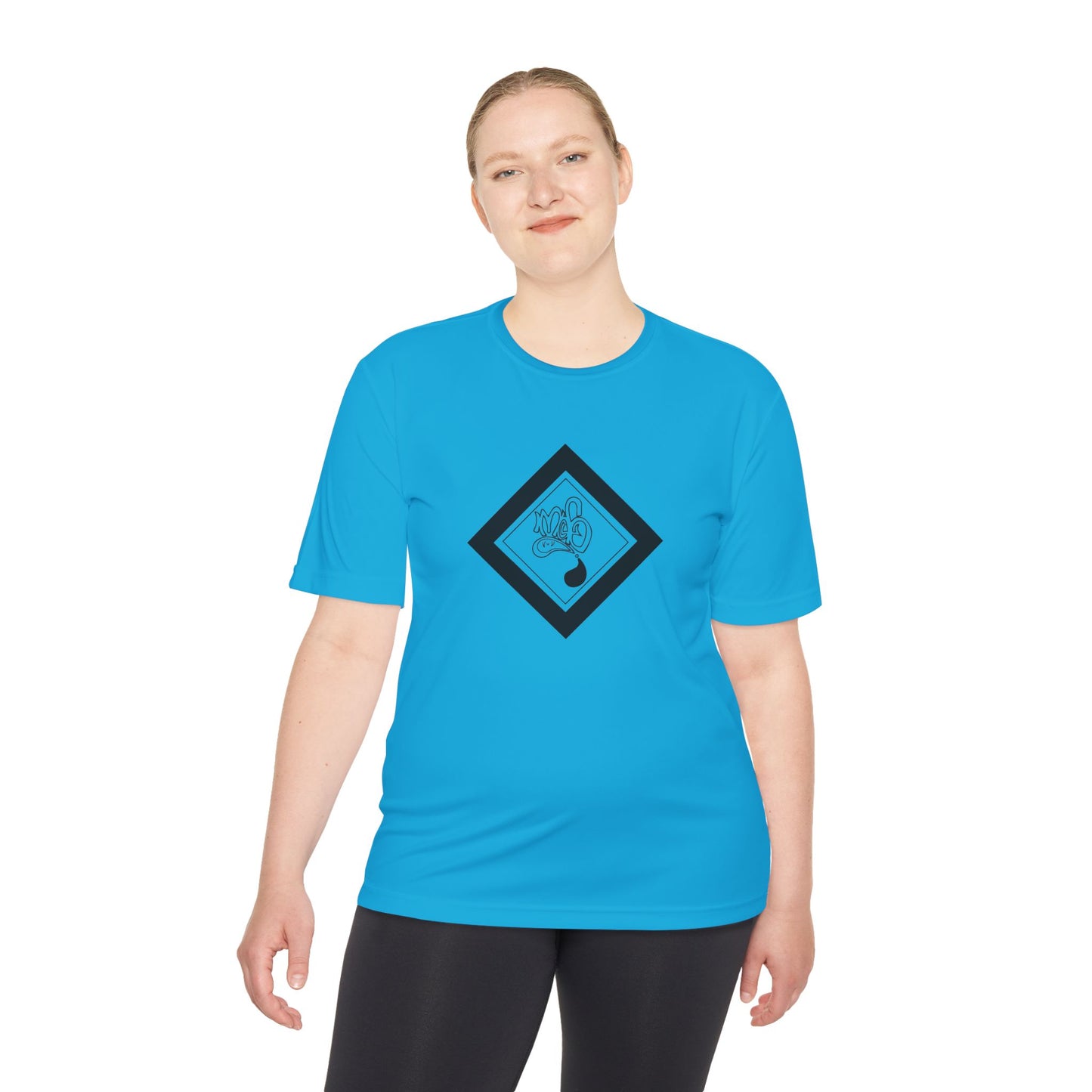 Unisex Moisture Wicking Tee with Unique Graphic, Activewear, Gym Shirt, Fitness Gift, Casual Style, Summer Essential