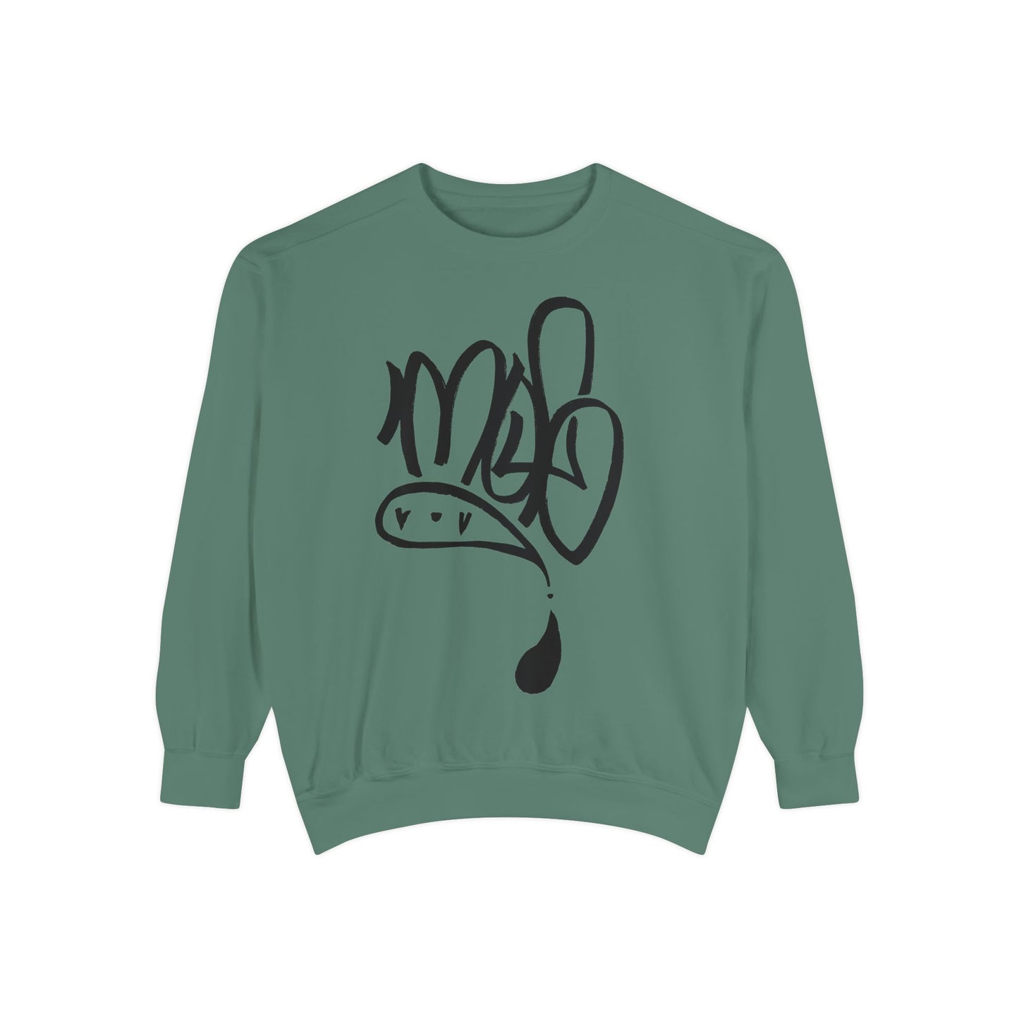 Unisex Garment-Dyed Sweatshirt with Unique Script Design, Cozy Casual Wear, Perfect Gift for Friends, Ideal for Everyday Comfort, [...]