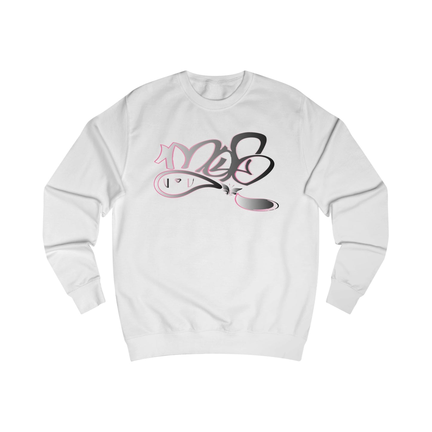 Mofo sharp butterfly graffiti logo sweatshirt